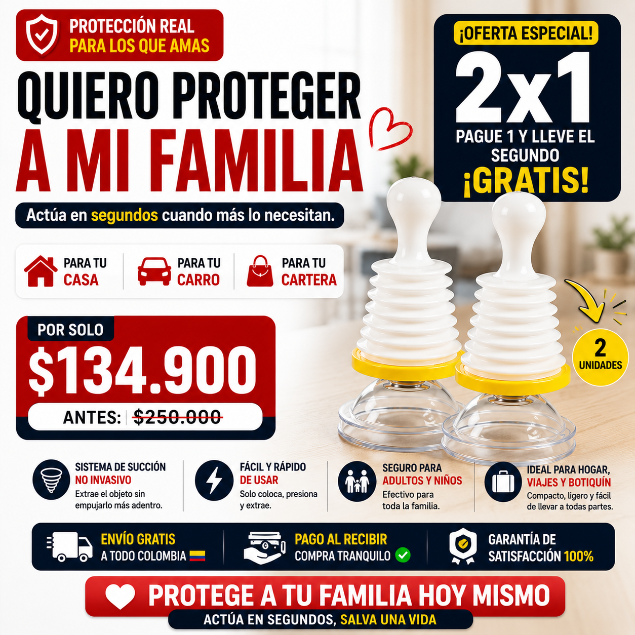 Dispositivo VitalAir™ 2X1