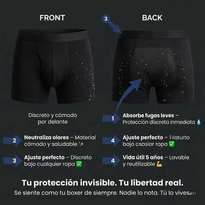 Pack boxer Absorbente: Seguridad y Discreción Total para el Día a Día + Obsequio