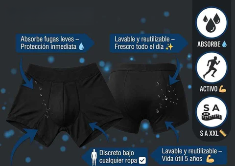 Pack boxer Absorbente: Seguridad y Discreción Total para el Día a Día + Obsequio