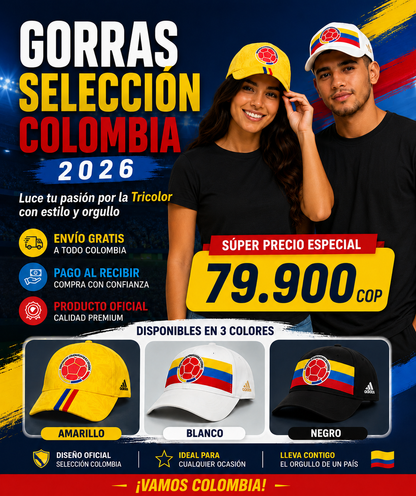 GORRA SELECCIÓN COLOMBIA 2026